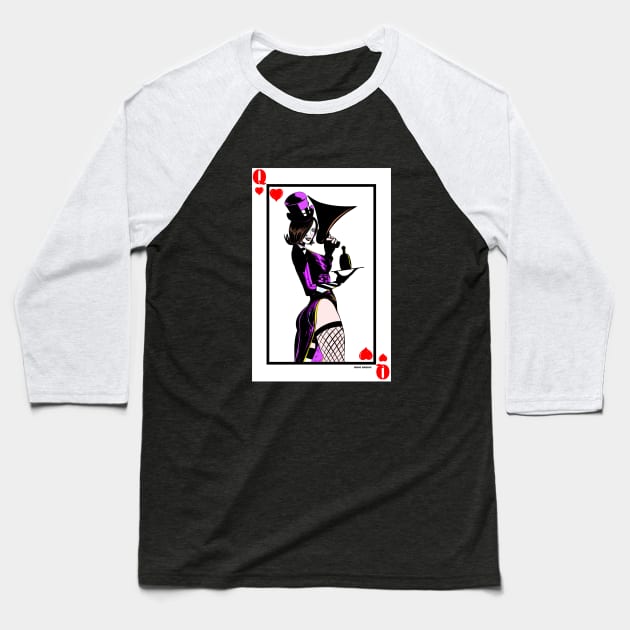 Borderlands Mad Moxxi Baseball T-Shirt by DougSQ